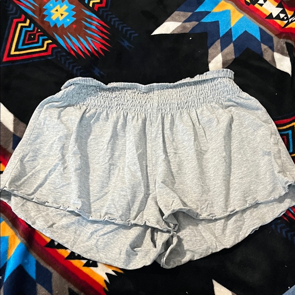 SHEIN Light Gray Athletic Shorts